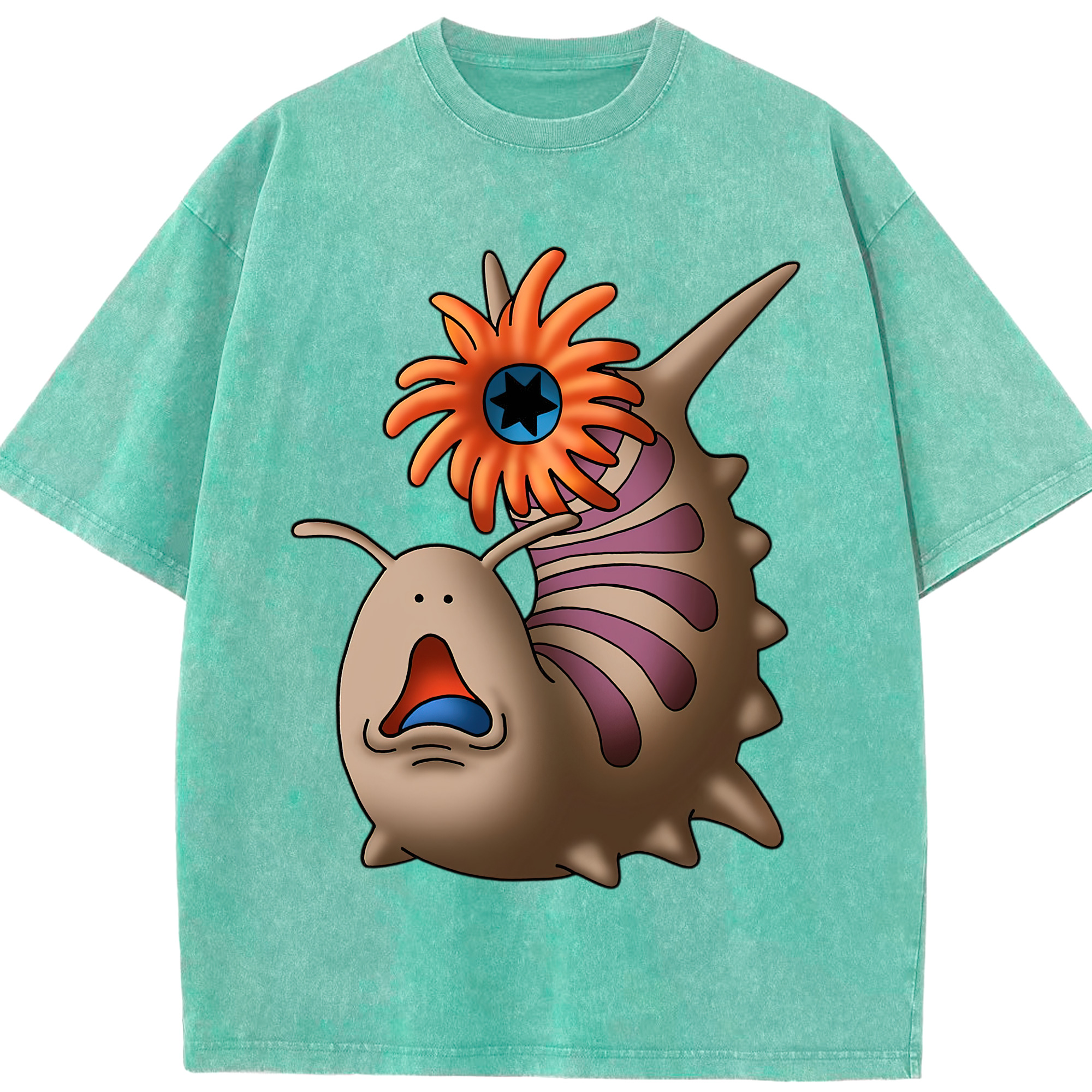 （画像用） ドラゴンクエスト Doragon Kuesuto Dragon Quest 綿100% ヴィンテージ風 半袖Tシャツ（フロントプリント）